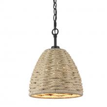  1073-M1L BLK - Hathaway Mini Pendant in Matte Black